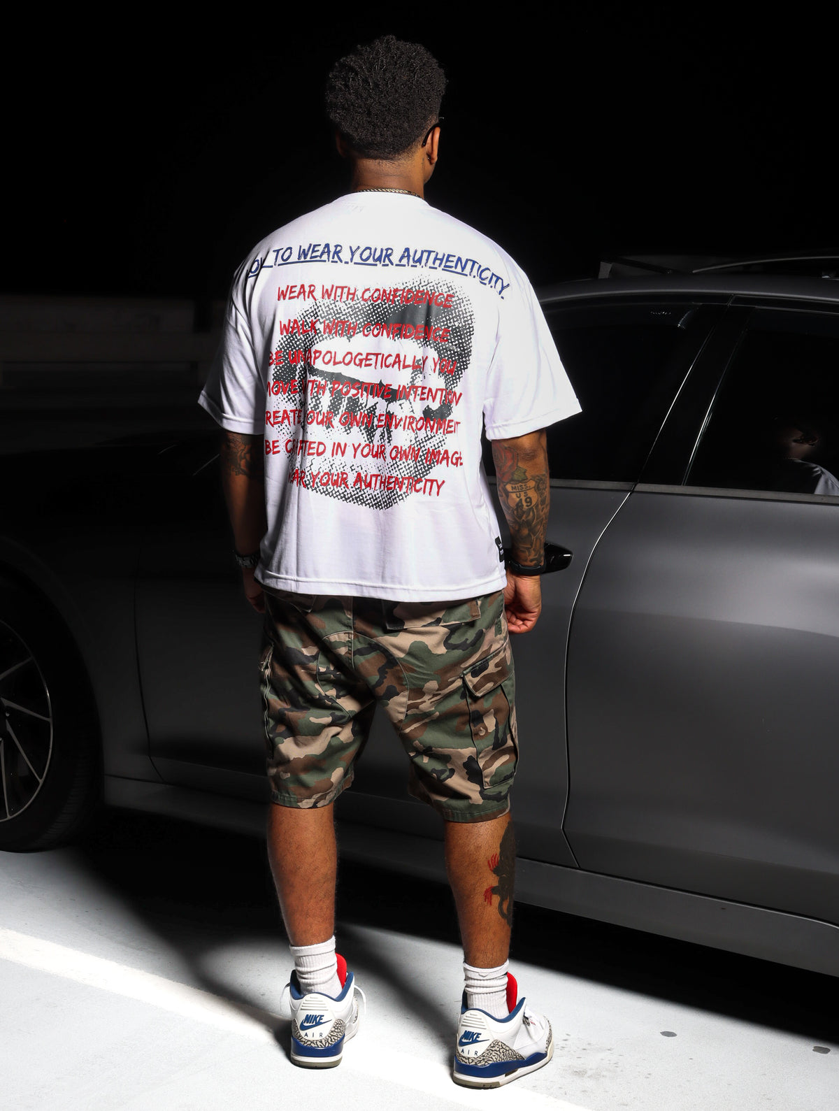 White Wear Your Authenticity Tee