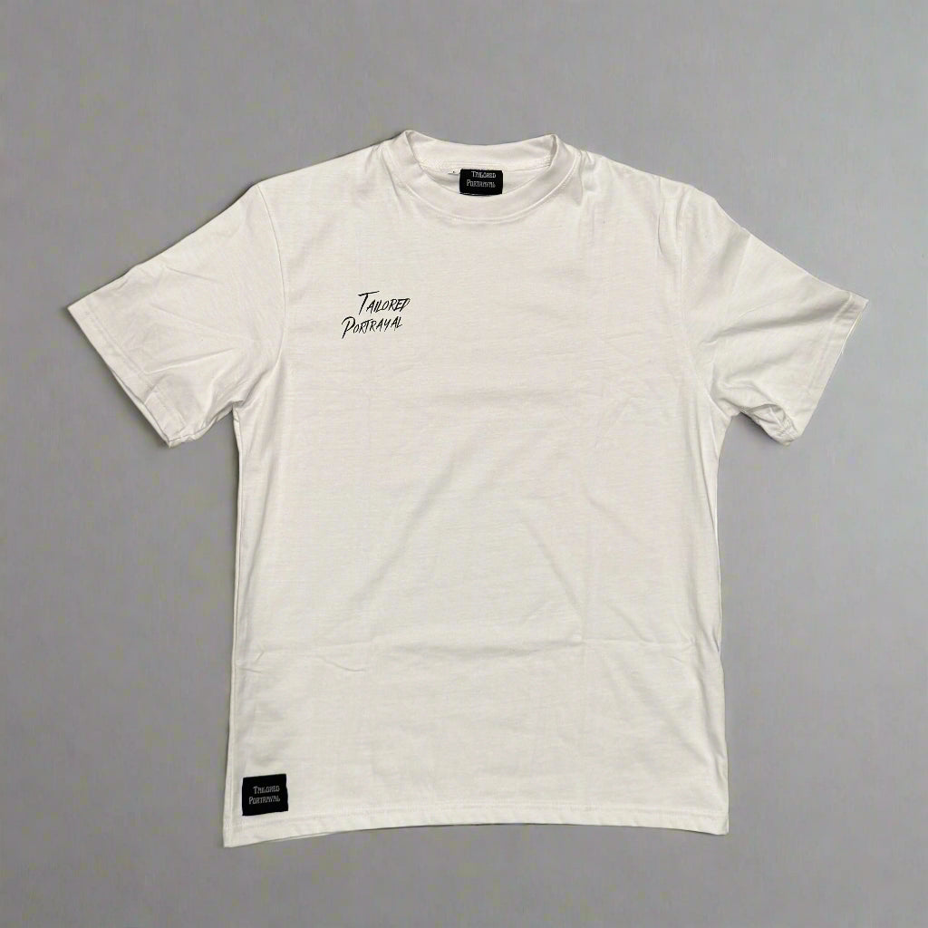 Tailored Portrayal Premium White T-Shirt