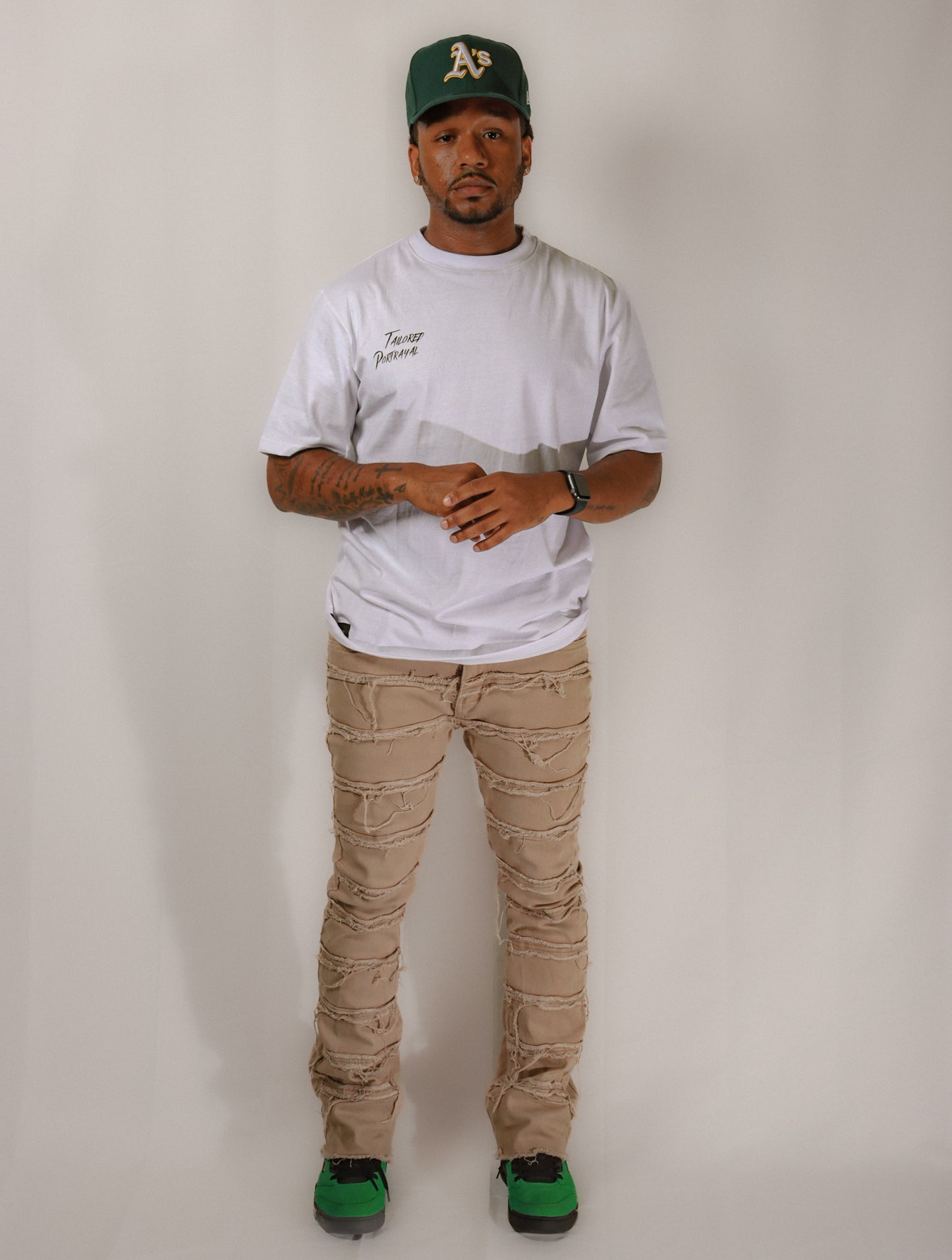Tailored Portrayal Premium White T-Shirt