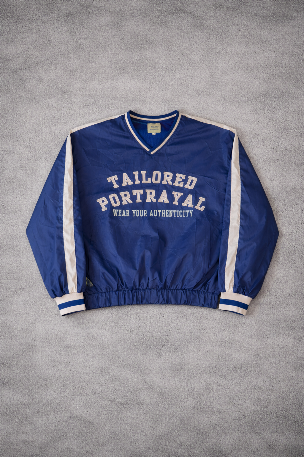 V-Neck Windbreaker Top