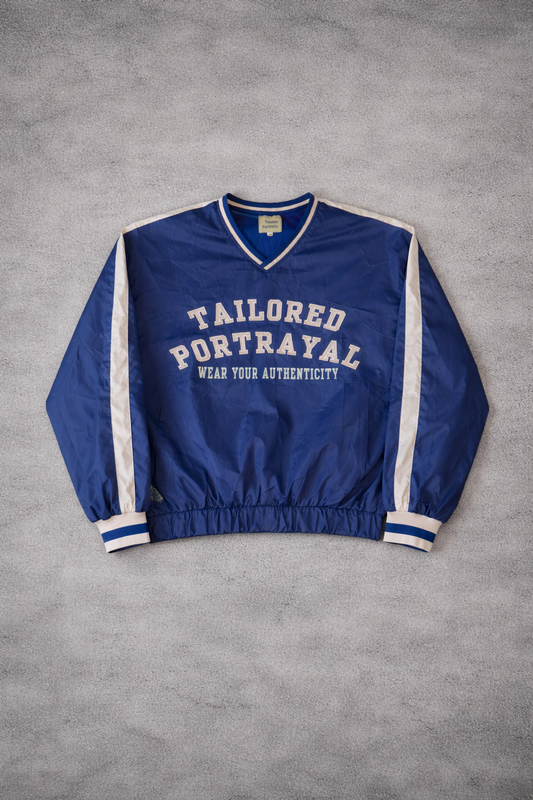 V-Neck Windbreaker Top